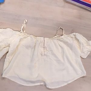 Cream crop top!